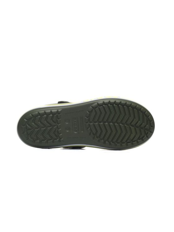 Crocs Crocs Klapki BAYABAND SANDAL KID Zielony