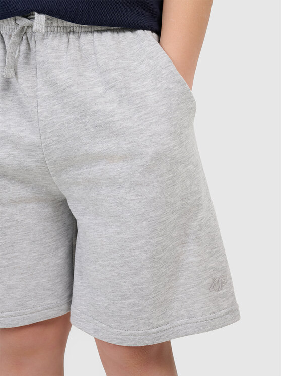 4F 4F Szorty sportowe BASIC+ Szary Oversize