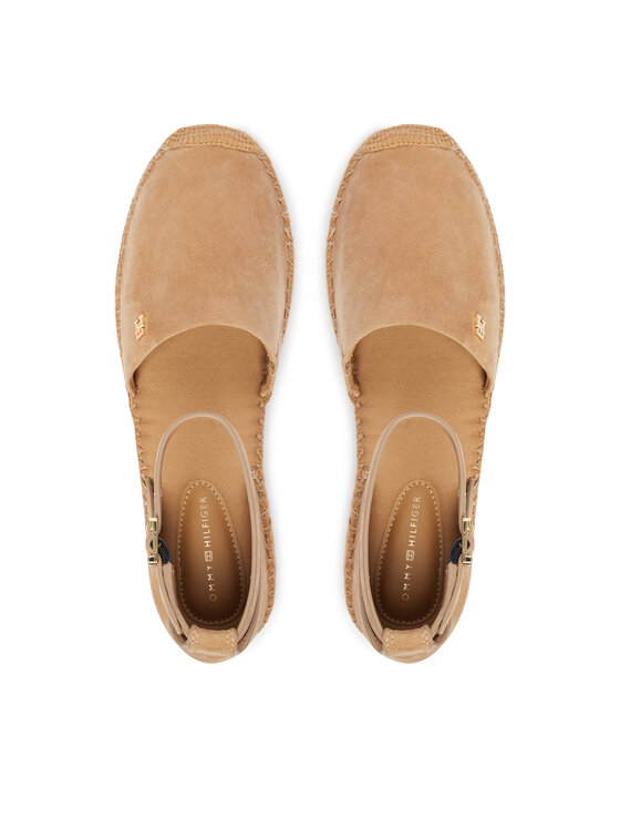 Tommy Hilfiger Tommy Hilfiger Еспадрили Th Platform Espad Suede Strap FW0FW09144 Бежов