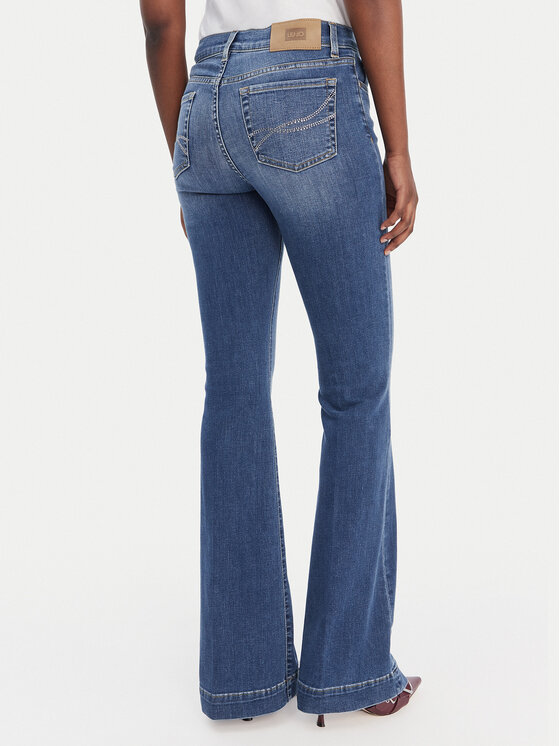 Liu Jo Liu Jo Teksad UA6061 DS081 Sinine Flare Fit