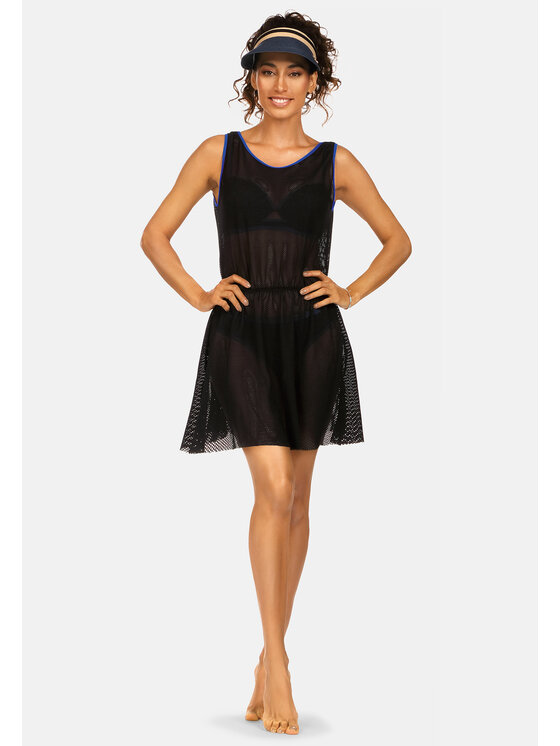 Feba Feba Vestito da spiaggia F220 Nero