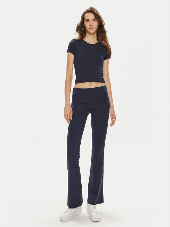 Gina Tricot Gina Tricot T-Shirt 21287 Dunkelblau Slim Fit