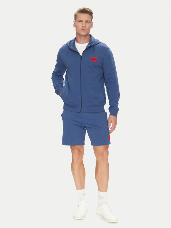 HUGO HUGO Bluză Daple212 50447972 Albastru Regular Fit