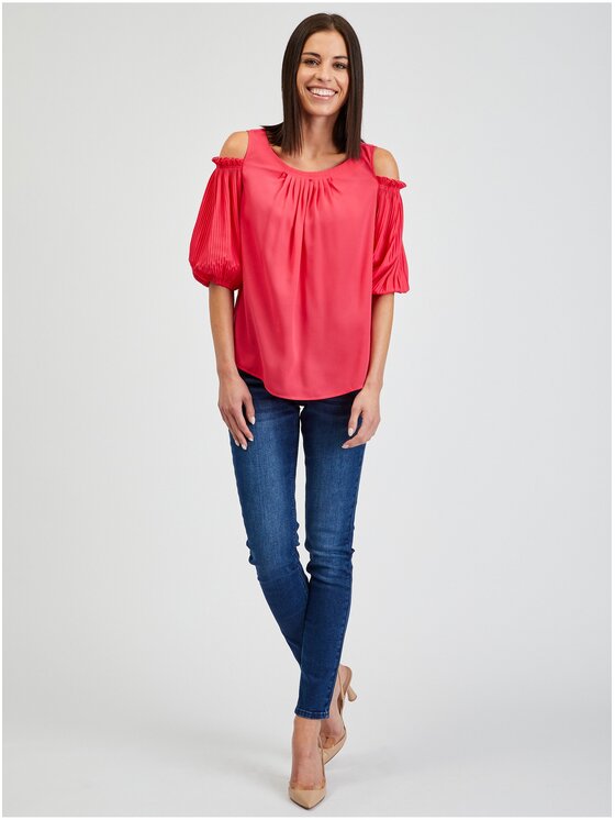 Orsay Orsay Bluzka 680066324000__36 Czarny Regular Fit