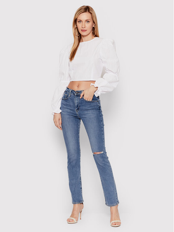 Blusa Edelweiss 3FB015 Bianco Regular Fit