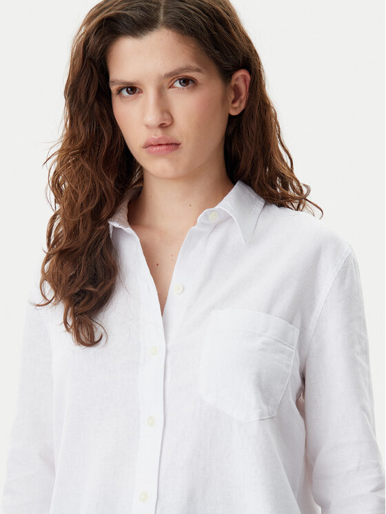 Gap Gap Särk 885287-16 Valge Regular Fit