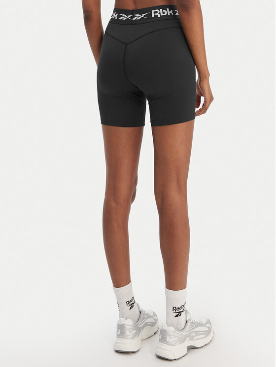 Reebok Reebok Αθλητικό σορτς RK25607CCW Μαύρο Slim Fit