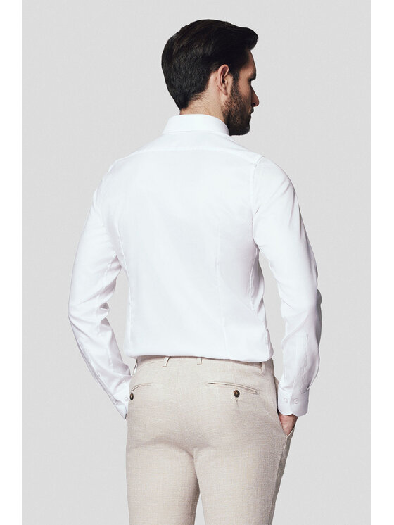 Lancerto Lancerto Koszula Almeria KO051116000049 Biały Slim Fit