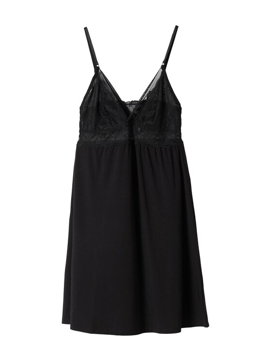 Esotiq Esotiq Koszula nocna 45997 Czarny A-Line Fit