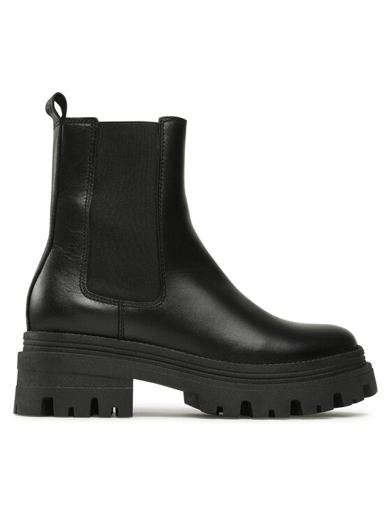 Tamaris Tamaris Kotníková obuv s elastickým prvkem 1-25404-41 Černá