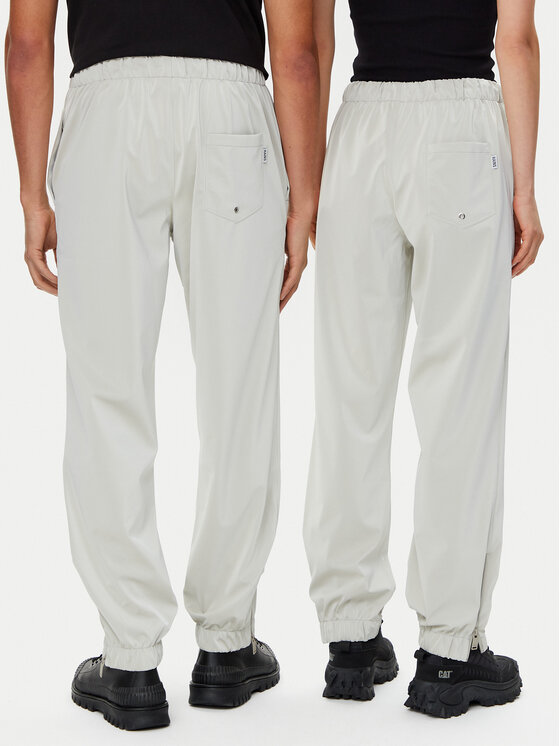 Rains Rains Spodnie przeciwdeszczowe Unisex 18560 Beżowy Regular Fit