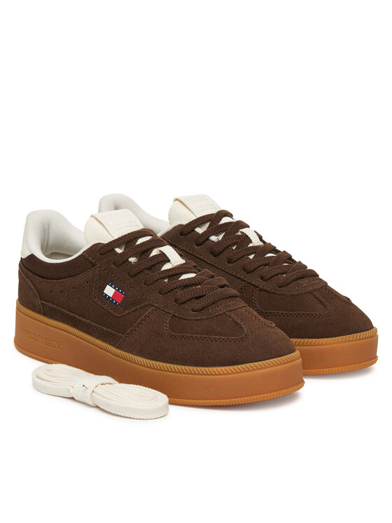 Tommy Hilfiger Tommy Hilfiger Superge The Greenwich Edge Max Suede EN0EN02989 Rjava