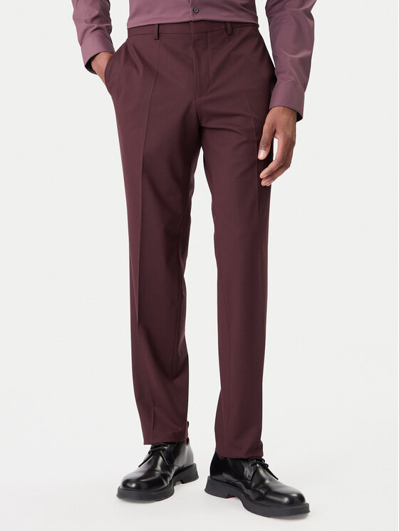 HUGO HUGO Костюм Arti-Hesten253X 50544524 Кафяв Extra Slim Fit