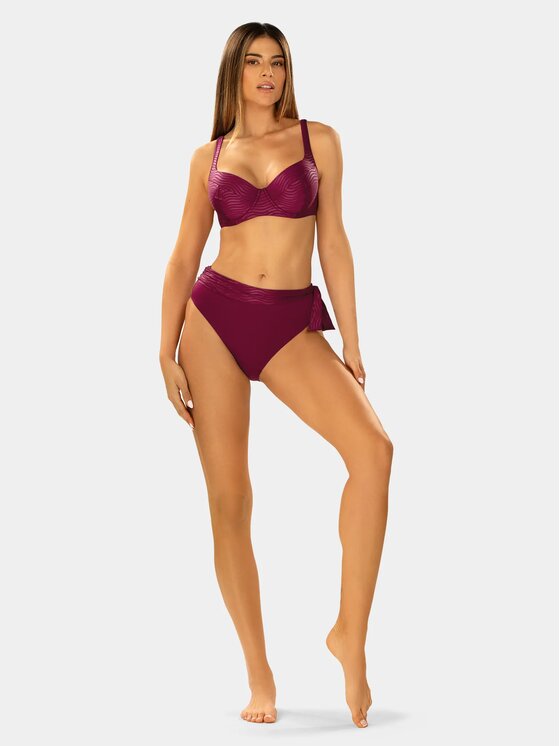 Feba Feba Bikini pezzo sopra FG04G Bordeaux