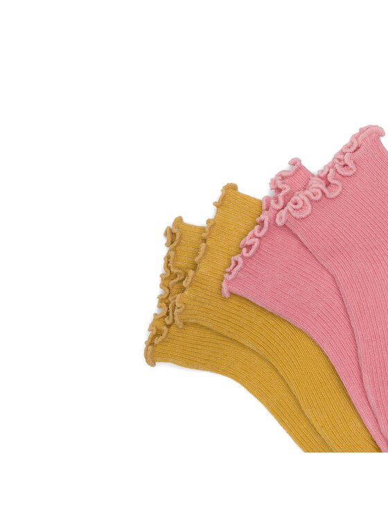 Nelli Blu Nelli Blu 2er-Set niedrige Kindersocken 7KB-003-SS23 Rosa