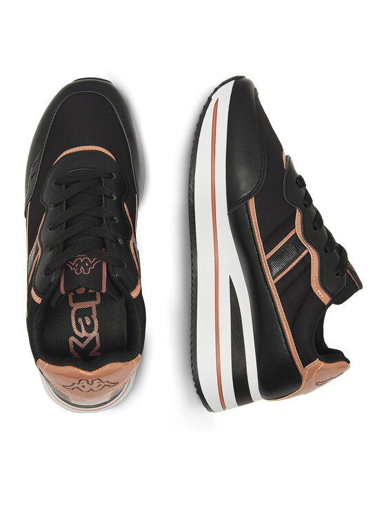 Kappa Kappa Sneakersy Logo Reely 351H2TW - A3L Czarny