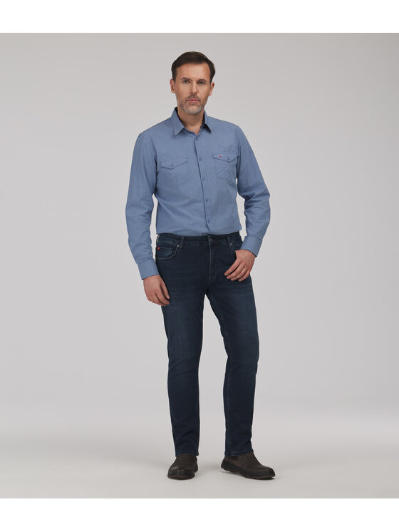 Lee Cooper Lee Cooper Jeansy MARCUS Niebieski Regular Fit