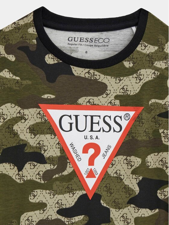 Guess Kids Guess Kids T-Shirt 183801 Kolorowy Classic Fit