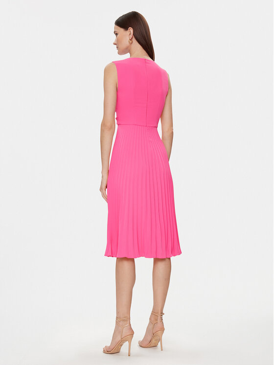 Nissa Nissa Koktel haljina RZ14841 Ružičasta Slim Fit