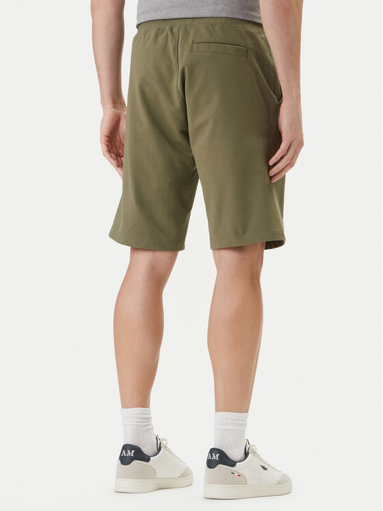 Aeronautica Militare Aeronautica Militare Sportiniai šortai 261BF0032UF00674 Žalia Regular Fit