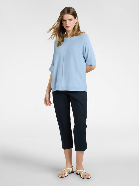 Elena Mirò Elena Mirò Sweter M596Z000737N004 Turkusowy Regular Fit