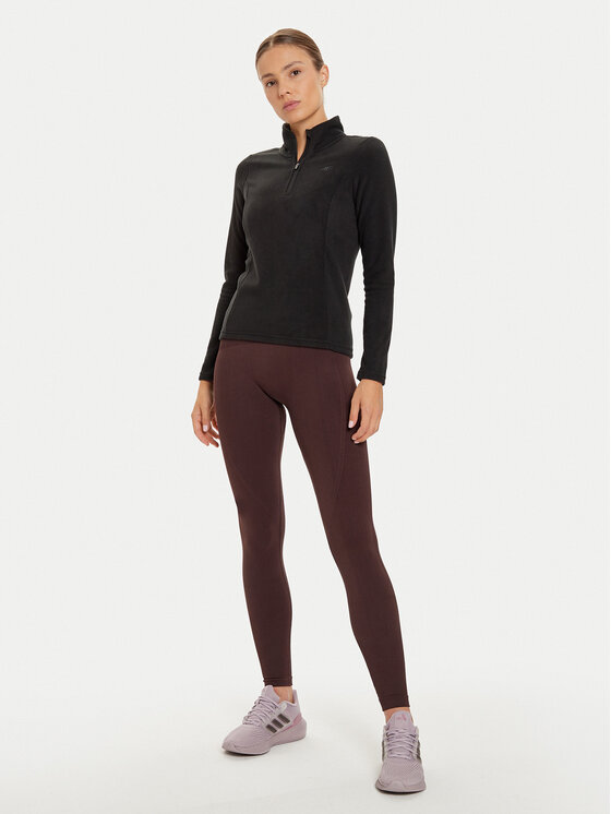 4F 4F Intimo termico pezzo sopra 4FWAW24UFLEF048 Nero Slim Fit