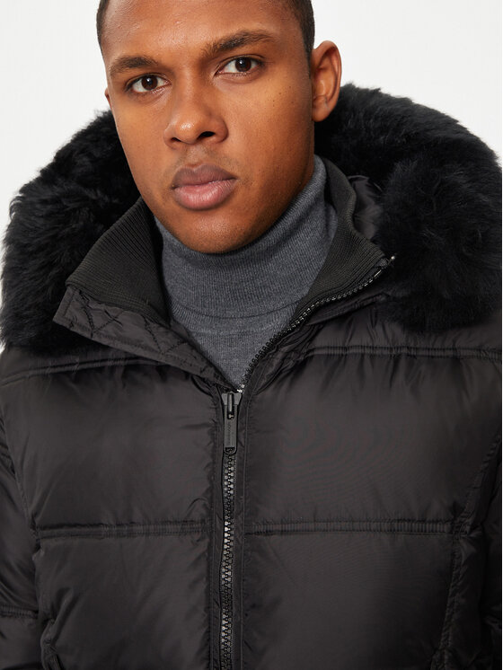 Bomboogie Bomboogie Kurtka puchowa JM603VTNIW3 Czarny Regular Fit