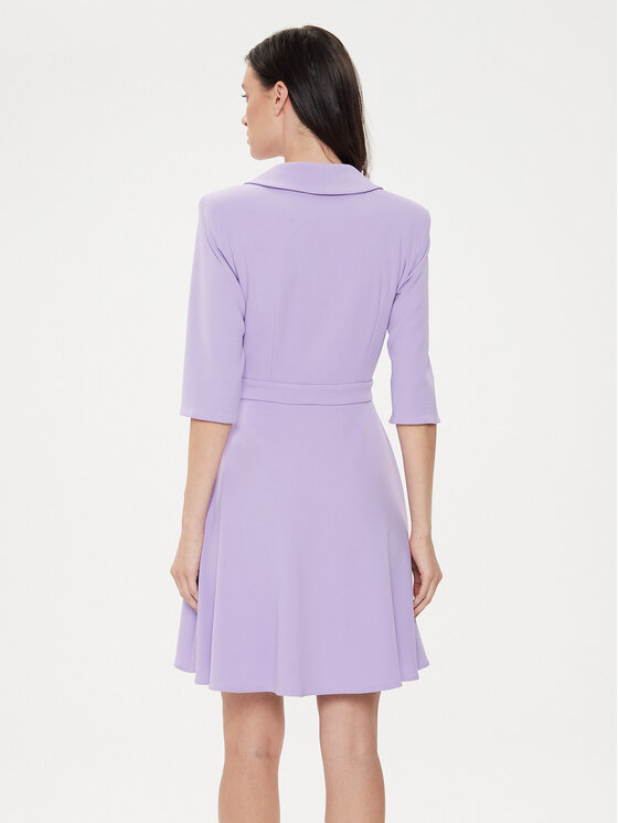 Rinascimento Rinascimento Kokteiļkleita CFC0118280003 Violets Regular Fit