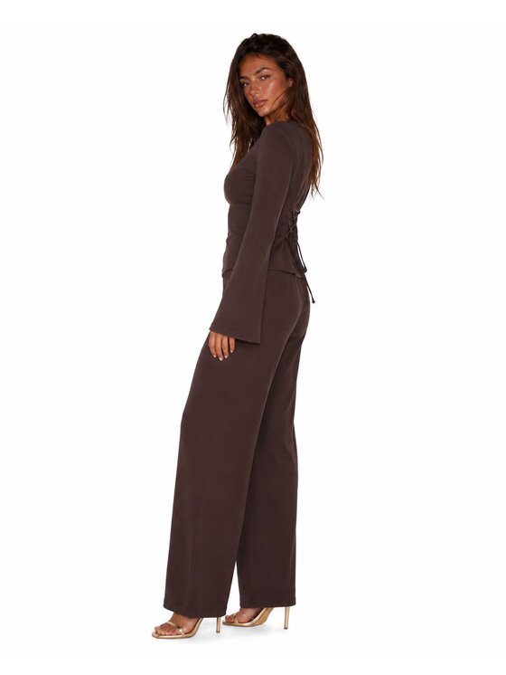 Agatha Studio Agatha Studio Komplet bluzka i spodnie A26ZS-KA-K58 Brązowy Regular Fit