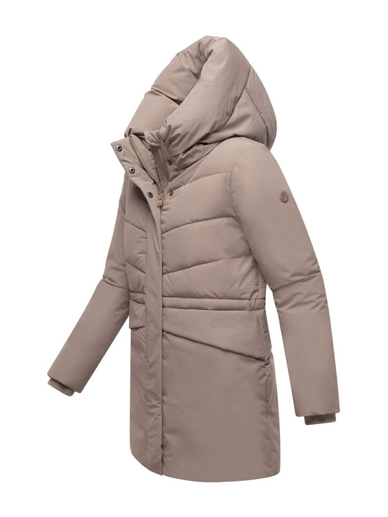 Marikoo Marikoo Kurtka zimowa Delilah Szary Regular Fit