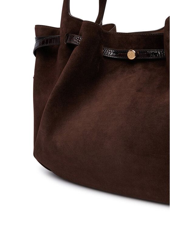 Tory Burch Tory Burch Rankinė Romy Suede Tote 186348 Ruda