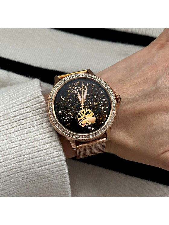 Rubicon Rubicon Smartwatch SMARUB274 Różowe złoto