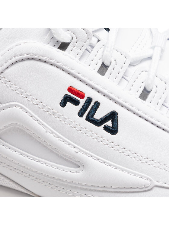 Fila disruptor low blanche best sale