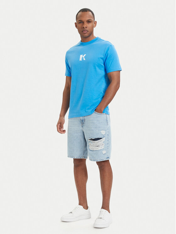 Karl Lagerfeld Jeans Karl Lagerfeld Jeans T-Shirt A1M17044 Blau Regular Fit