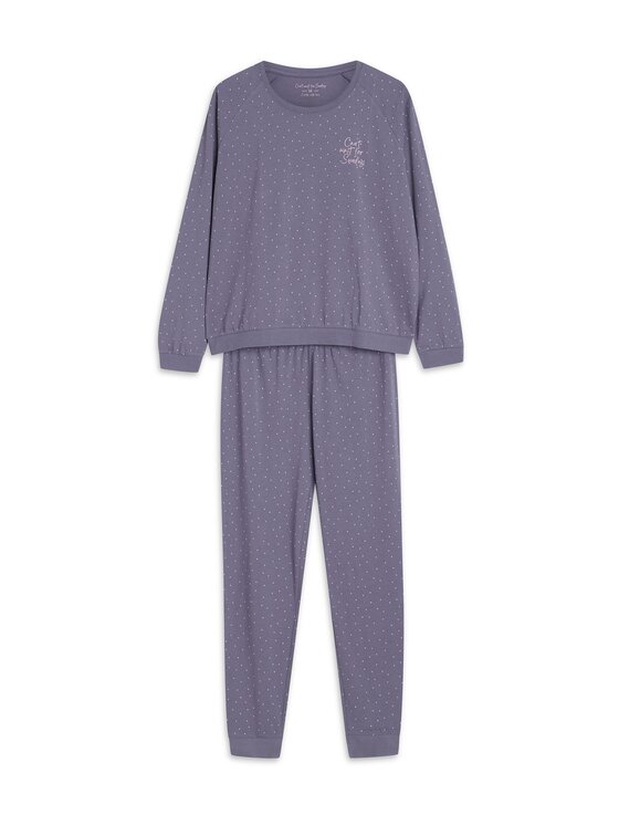 Esotiq Esotiq Piżama 42406 Szary Regular Fit