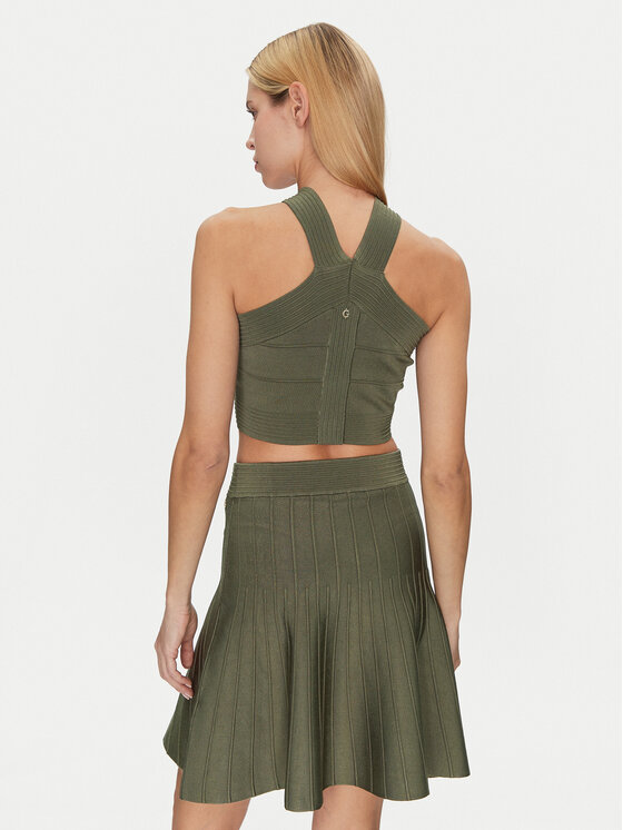 Guess Guess Top W5GR32 Z2XY0 Verde Slim Fit