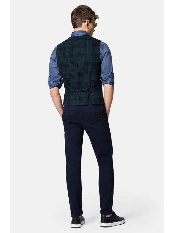 Lancerto Lancerto Kamizelka Modena KA131123000002 Zielony Slim Fit