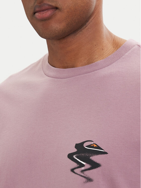 Quiksilver Quiksilver Тишърт Elderberry EQYZT08200 Виолетов Regular Fit