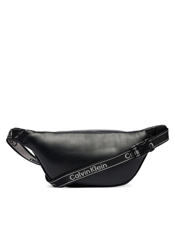 Calvin Klein Calvin Klein Чанта за кръст﻿ Bold Logo Webbing Waistbag LV04D3630G Черен