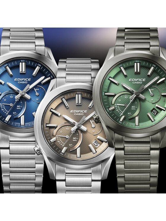 Casio Casio Zegarek EQB-1300DC-3AEF Szary