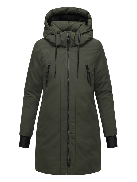 Navahoo Navahoo Kurtka zimowa Winterzart Zielony Regular Fit