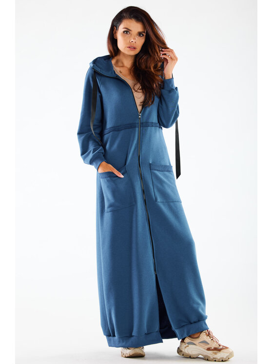 Infinite You Infinite You Mikina M277 Modrá Basic Fit