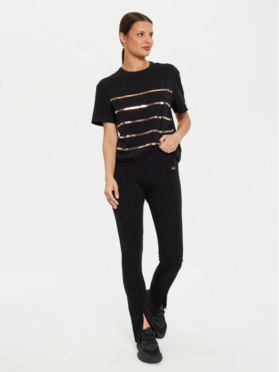 EA7 Emporio Armani EA7 Emporio Armani Leggings 6DTP73 TJQFZ 1200 Nero Slim Fit