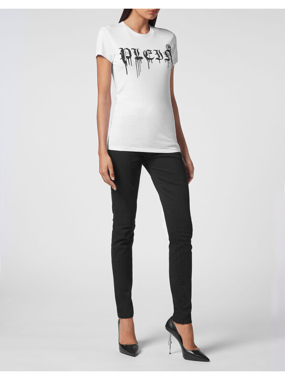 PHILIPP PLEIN PHILIPP PLEIN T-Shirt 2277 Bílá Regular Fit