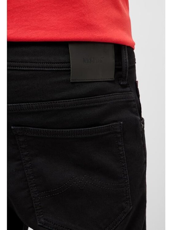 Mustang Mustang Pantaloncini di jeans Style Chicago Shorts Z Nero Slim Fit