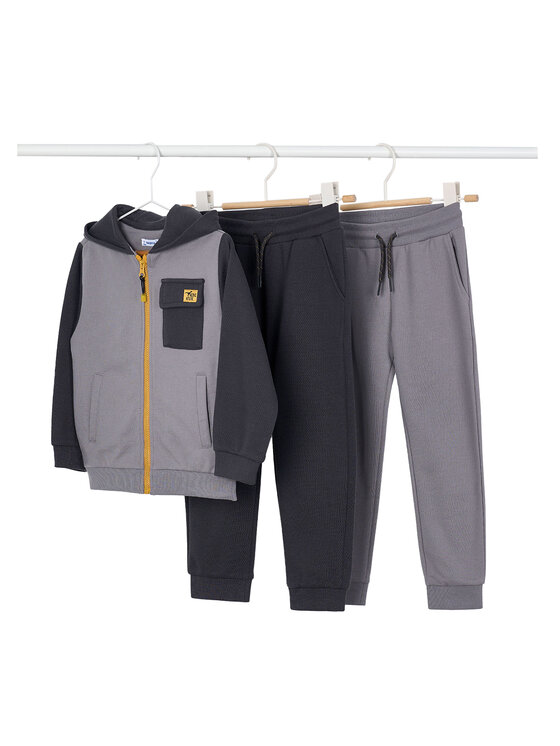 Mayoral Komplet dresowy 4808 Szary Regular Fit