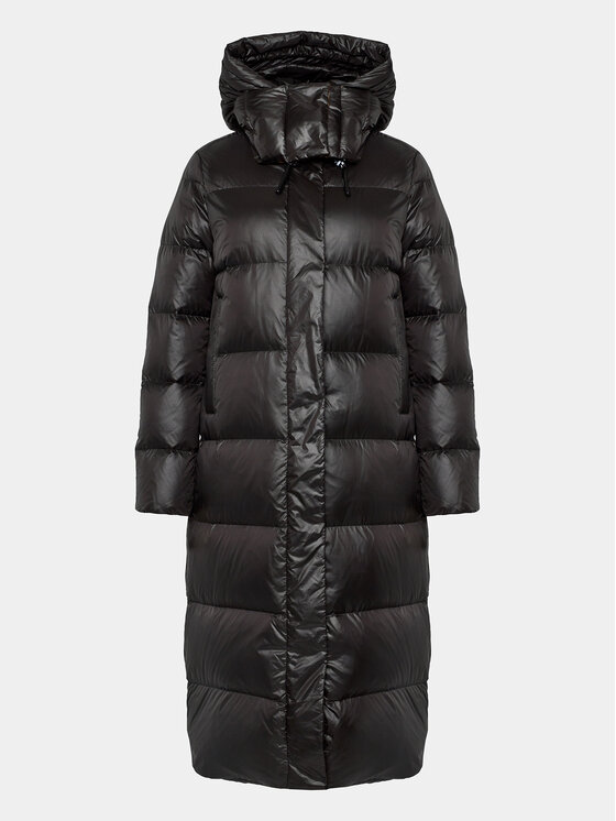 Deha Deha Пуховик D93583 Чорний Regular Fit