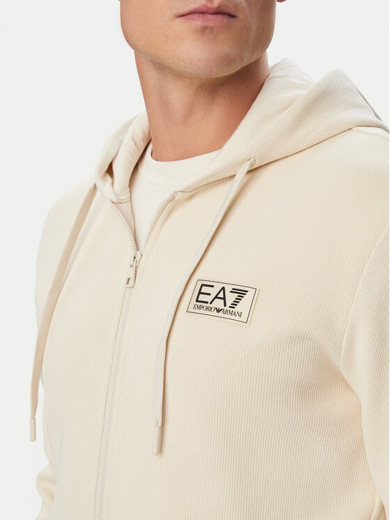 EA7 Emporio Armani EA7 Emporio Armani Bluza 7M002233 AF21822 U1079 Beżowy jasny Regular Fit