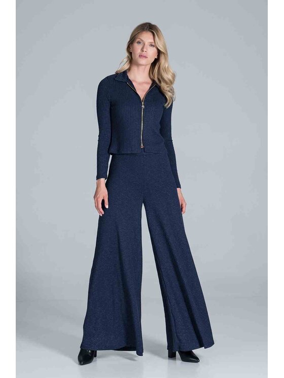 FIGL FIGL Mikina M823 Tmavomodrá Regular Fit