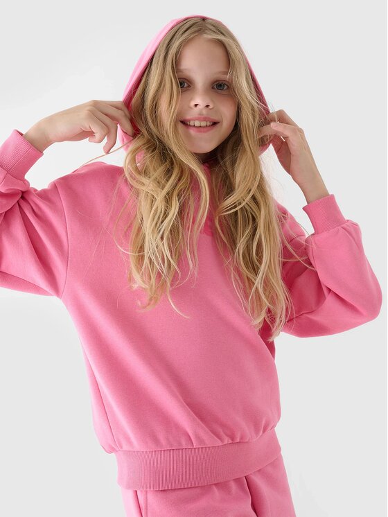 4F 4F Felpa 4FJRAW24TSWSF1790-54S Rosa Regular Fit